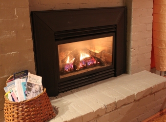 Is the gas fireplace safe? - 