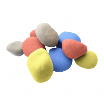 壁爐防爆石(有色) - 防爆石、高溫陶瓷、防爆、假石、陶瓷石、防火石